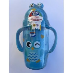BABY PUR TASSE LUDIQUE AVEC PAILLE ET DOUBLE ANSE,360ML