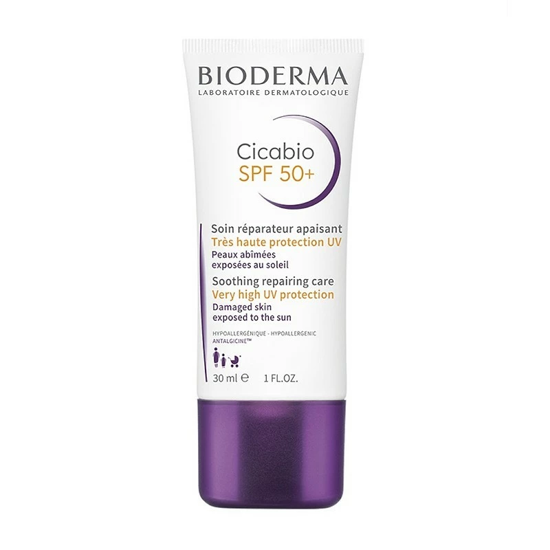 BIODERMA Cicabio SPF50+ Soin réparateur apaisant, 30ML