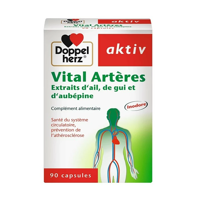 DOPPELHERZ AKTIV Vital Artères, 90 gélules