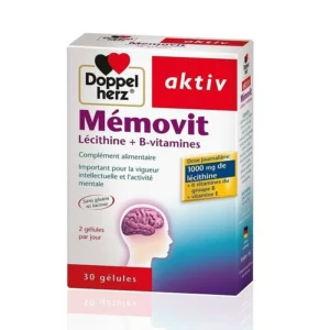 DOPPELHERZ AKTIV Mémovit Lécithine + B-vitamines, 30 Gélules
