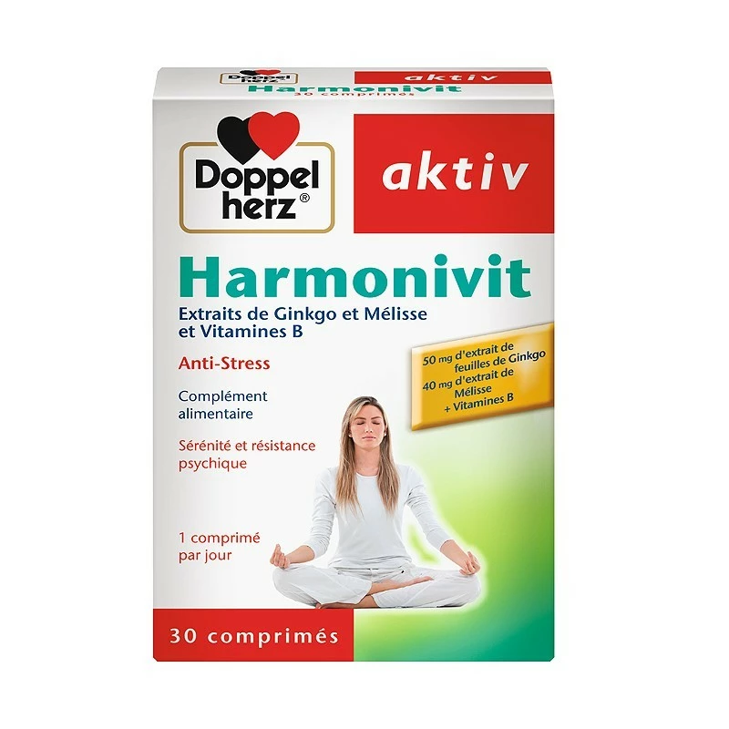 DOPPELHERZ AKTIV Harmonivit Anti-Stress, 30 Comprimés