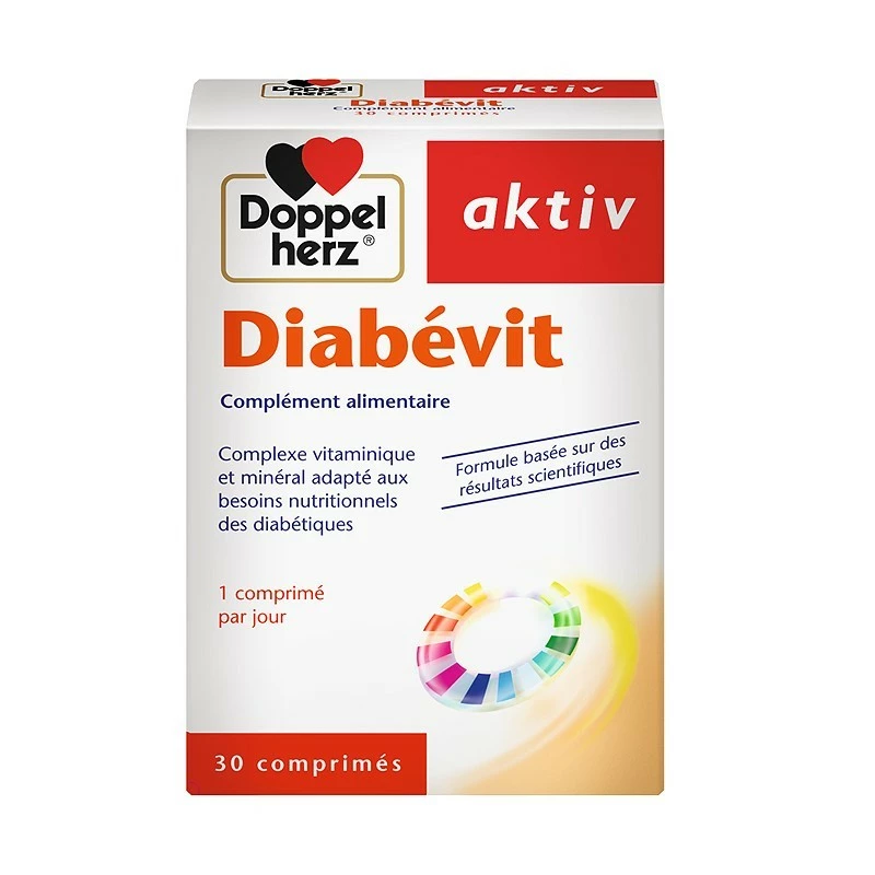 DOPPELHERZ AKTIV DIABEVIT, 30 comprimés