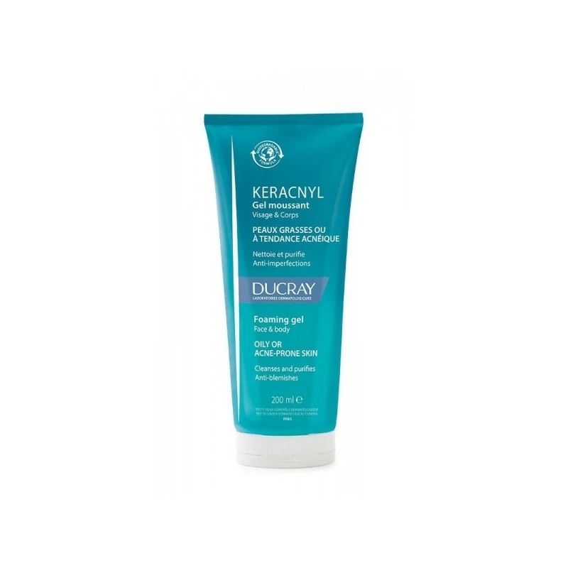 DUCRAY KERACNYL GEL MOUSSANT 200ML
