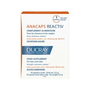 DUCRAY ANACAPS RÉACTIV 30 Gélules