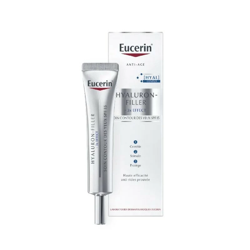 EUCERIN HYALURON-FILLER CONTOUR DES YEUX SPF 15 ,15ML