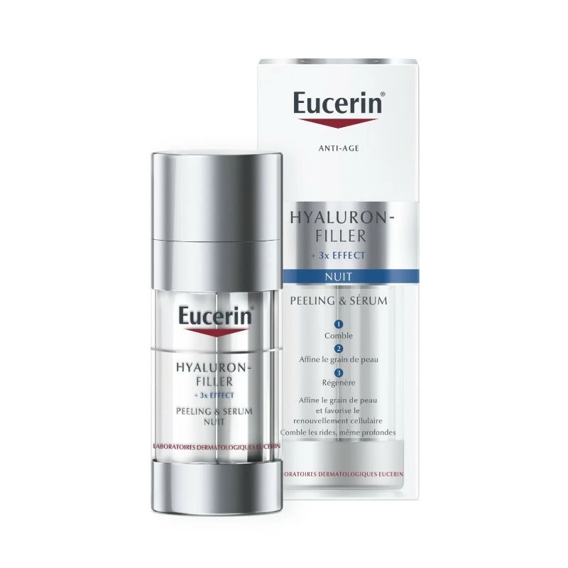 EUCERIN HYALURON-FILLER PEELING & SÉRUM NUIT 30 ML