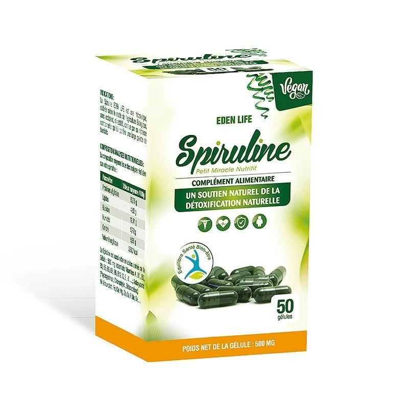 Eden Life Spiruline 50 Gélules