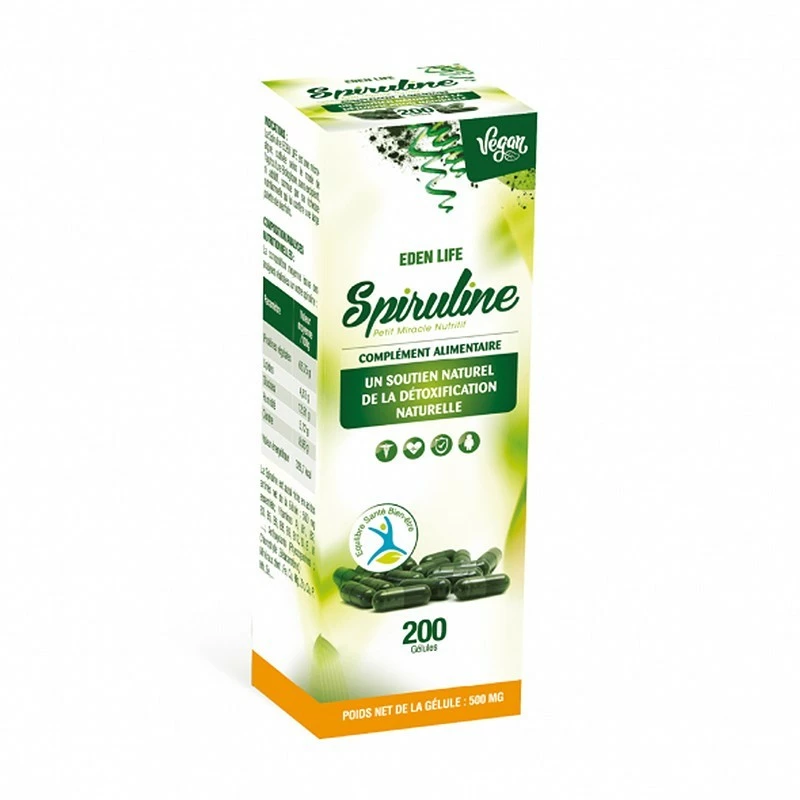 Eden Life Spiruline 200 Gélules