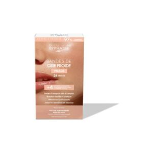 BYPHASSE BANDES DE CIRE FROIDE VISAGE & ZONES DELICATES 24 PIECES