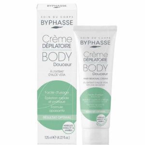 BYPHASSE CREME DEPILATOIRE À L'ALOE VERA EFFET CALMANT 125ML