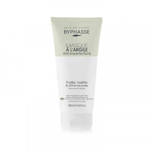 BYPHASSE MASQUE A L'ARGILE ANTI-IMPERFECTIONS 150ML