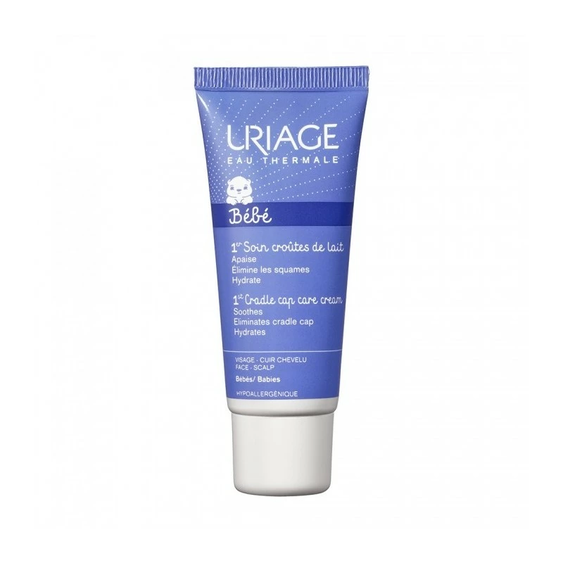 URIAGE BEBE 1ER SOIN CROUTES DE LAIT VISAGE ET CUIR CHEVELU 40ML