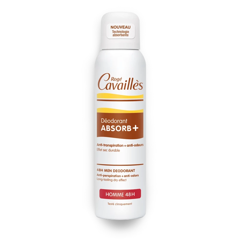 Rogé Cavailles Déo Absorb+ Homme 48h Spray 150ML