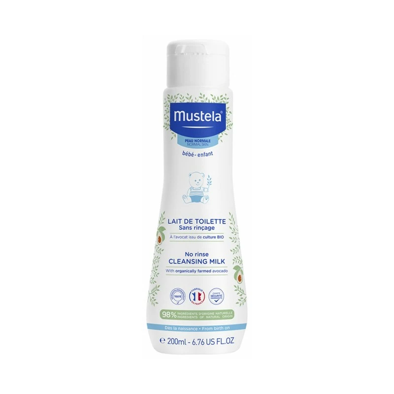 Mustela Lait De Toilette Sans Rinçage À L'Avocat BIO