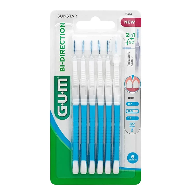 GUM BI DIRECTION Brossette interdentaire 0.9MM 2314
