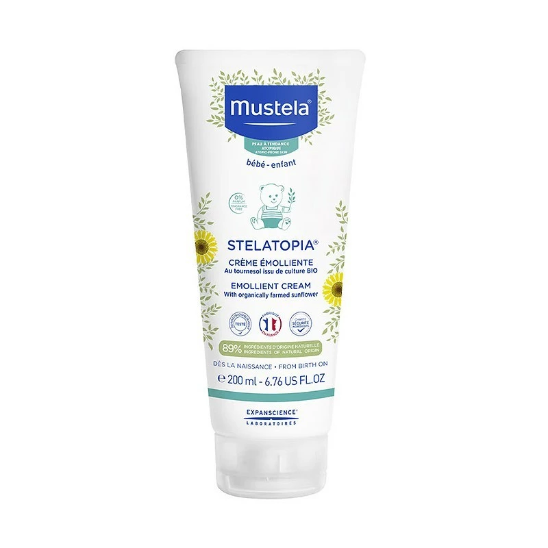 MUSTELA STELATOPIA Crème émolliente, 200ML