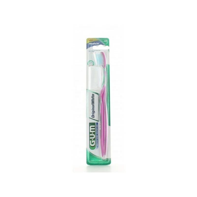 GUM BROSSE A DENTS ORIGINAL WHITE MEDIUM (563)