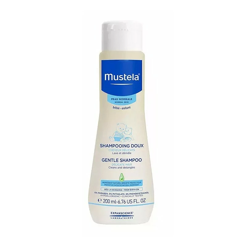Mustela Shampoing doux Bébé, 200ML