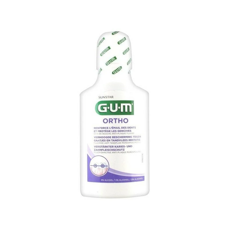 GUM ORTHO BAIN DE BOUCHE 300 ML