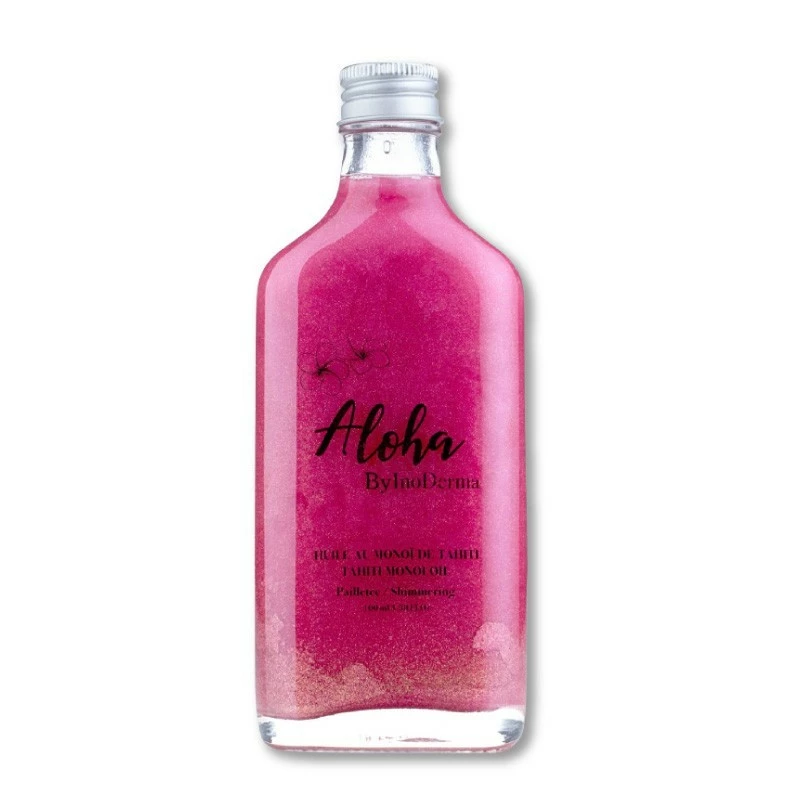 Aloha By Inoderma Huile de Manoï de Tahiti pailletée pink