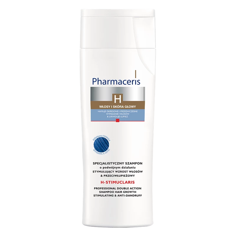 PHARMACERIS SHAMPOING H STIMUCLARIS DOUBLE ACTION ANTI CHUTE & ANTI PELLICULAIRE 250 ML