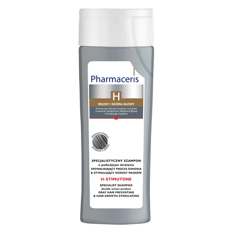 Pharmaceris H Stimutone shampooing anti chute anti cheveux gris 250 ml