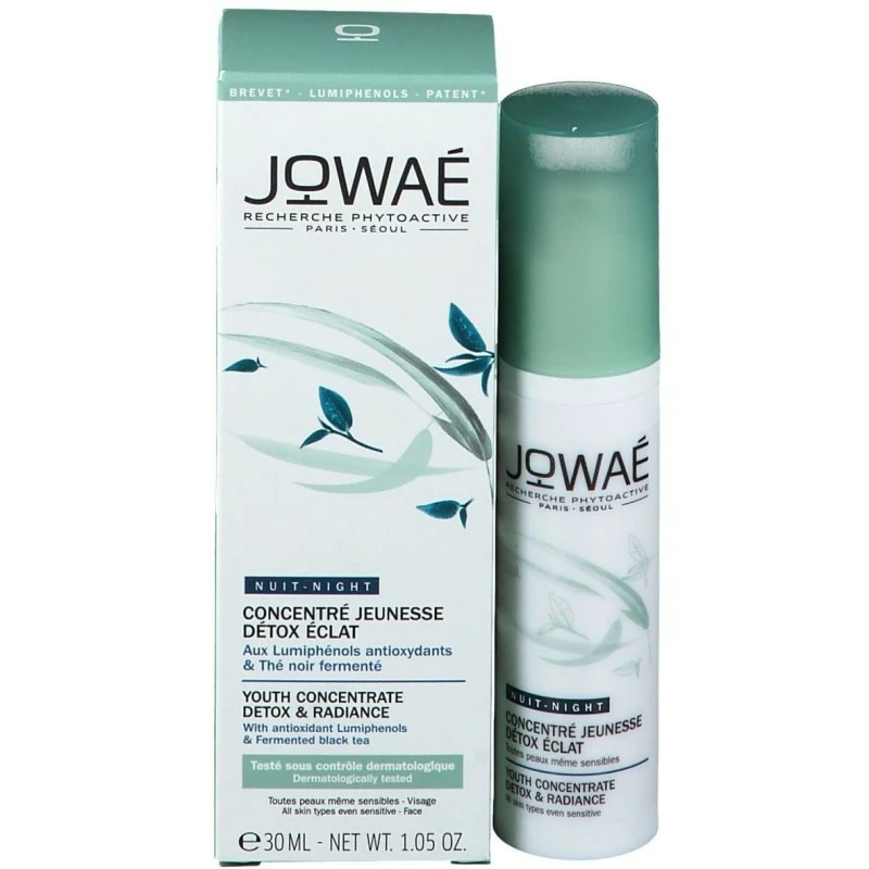 JOWAE CONCENTRÉ JEUNESSE DÉTOX ÉCLAT NUIT 30 ML