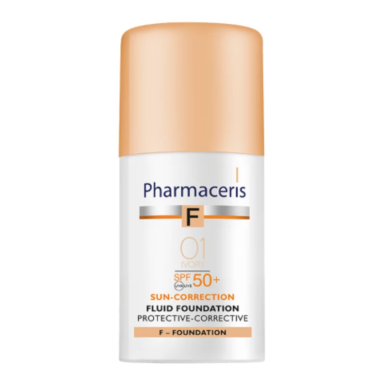 PHARMACERIS Fond De Teint SPF 50+ IVORY 01 , 30ML