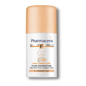 PHARMACERIS F Fond de Teint SPF 50+ SAND 02 , 30ML