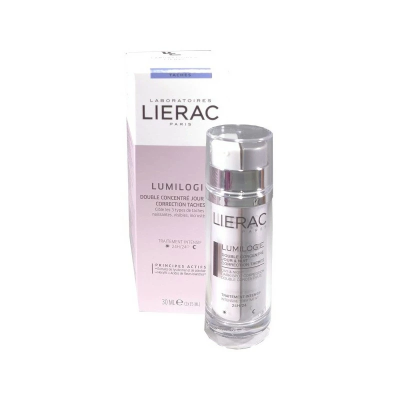 LIERAC LUMILOGIE DOUBLE CONCENTRÉ JOUR & NUIT CORRECTION TACHES 30 ML
