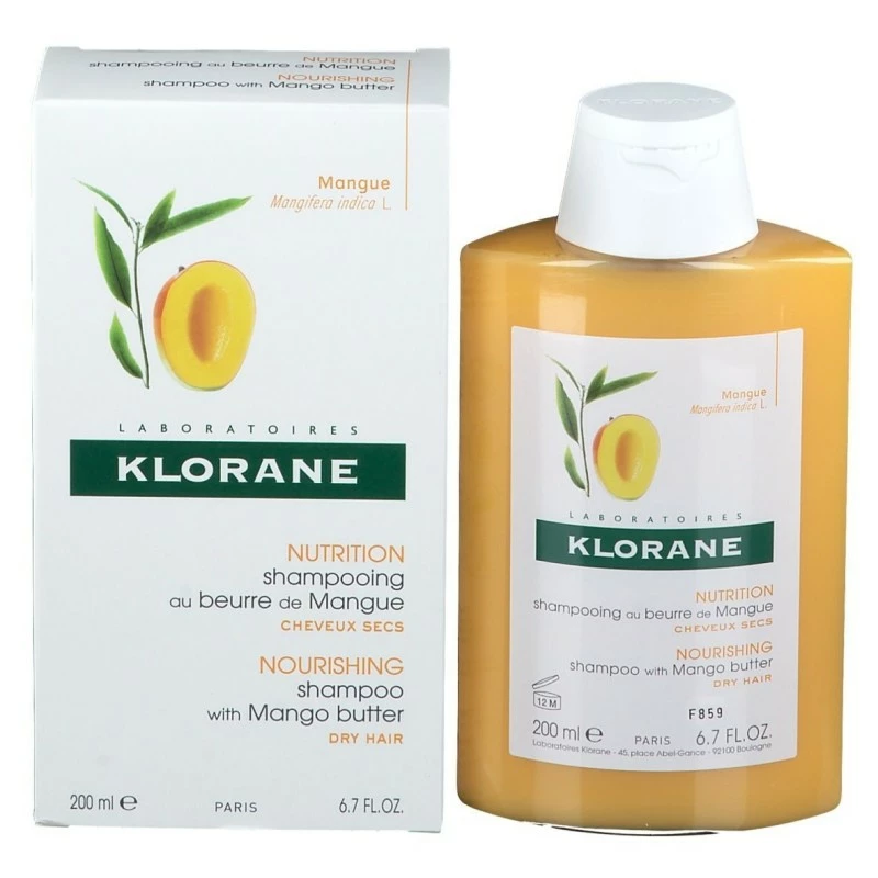 KLORANE SHAMPOOING NUTRITIF AU BEURRE DE MANGUE 200ML