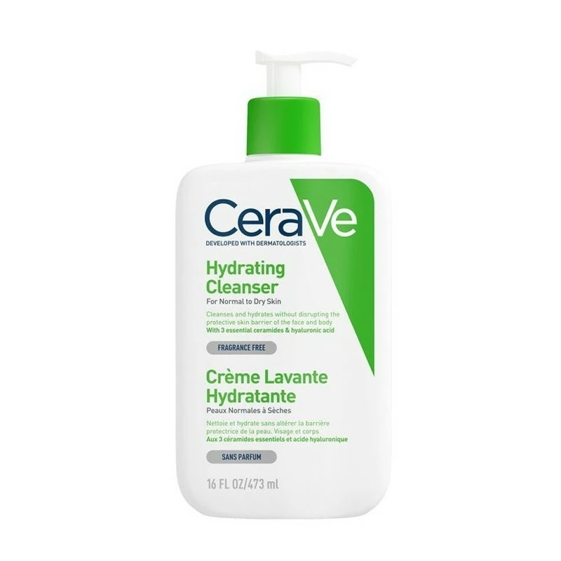 CeraVe Crème lavante hydratante, 473ML