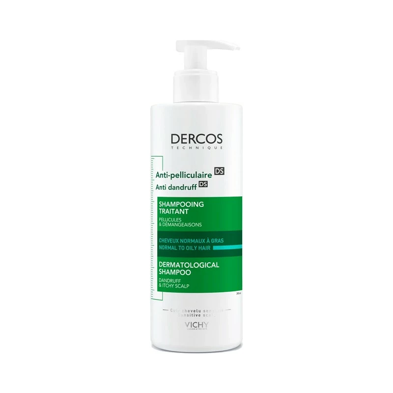 Vichy Dercos Shampoing Anti-Pelliculaire Cheveux Normaux à Gras – Image 2