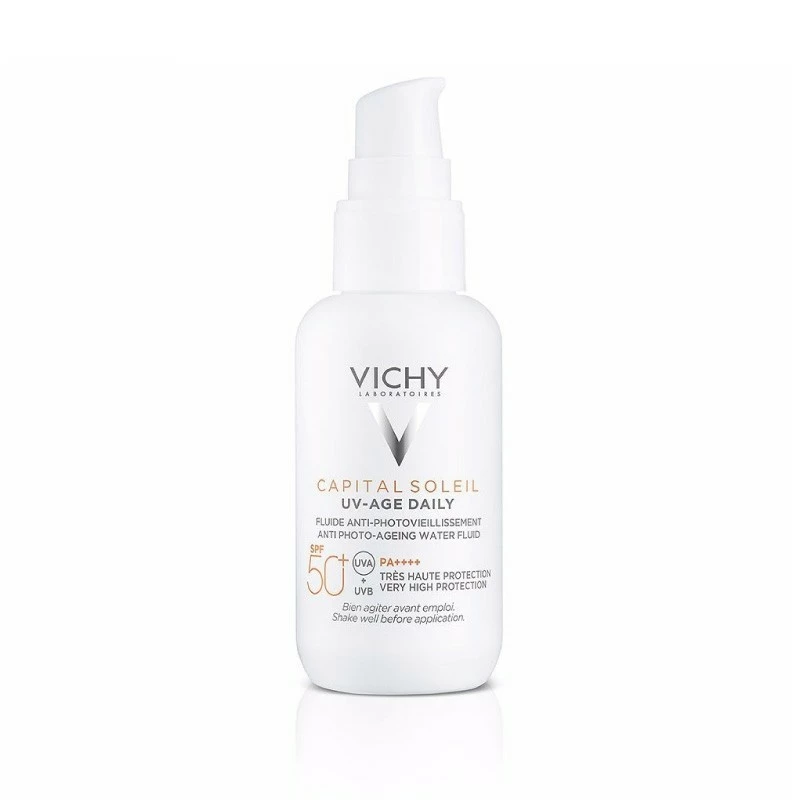 VICHY CAPITAL SOLEIL UV-AGE DAILY FLUIDE ANTI-PHOTOVIEILLISSEMENT SPF50+ 40ML