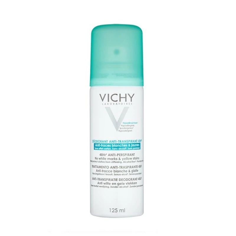 VICHY DÉODORANT ANTI TRANSPIRANT SPRAY ANTI TRACE 48H, 125ML