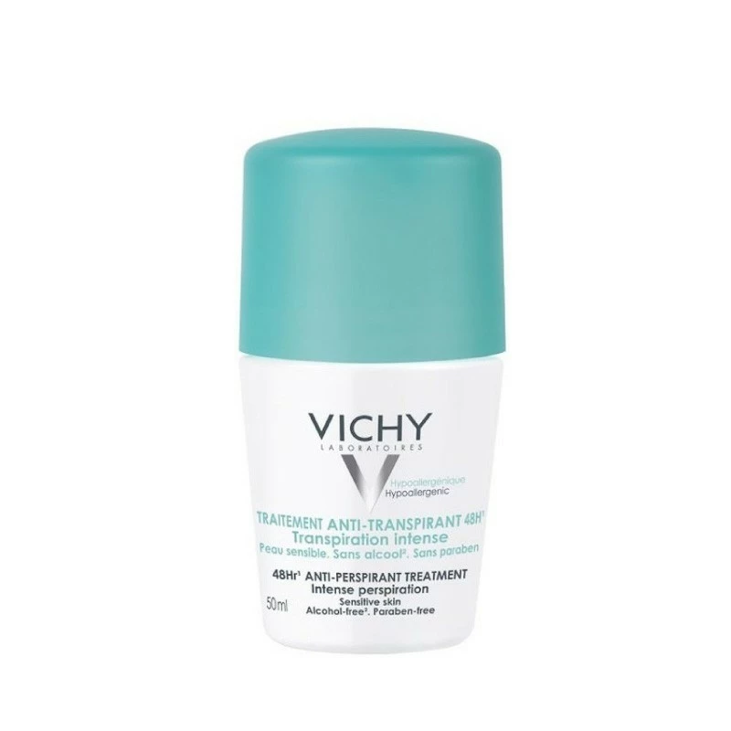 VICHY DEODORANT ANTI TRANSPIRANT INTENSE BILLE, 50 ML