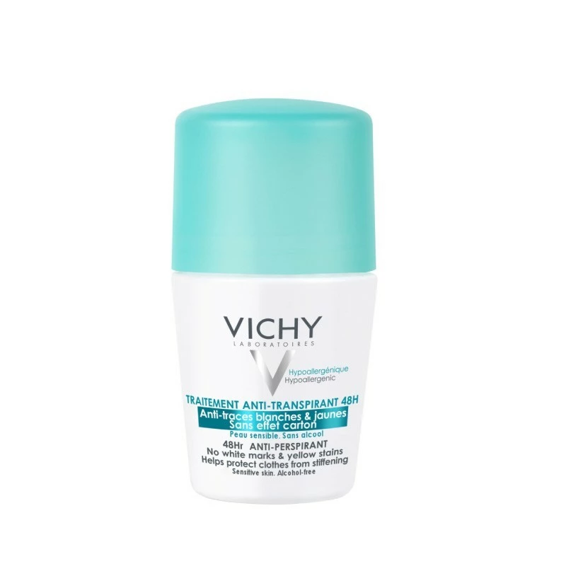 VICHY DÉODORANT BILLE ANTI-TRANSPIRANT ANTI-TRACES 50ML