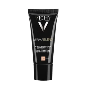 VICHY DERMABLEND FOND DE TEINT FLUIDE CORRECTEUR 16 H TEINTE 25 NUDE 30 ML