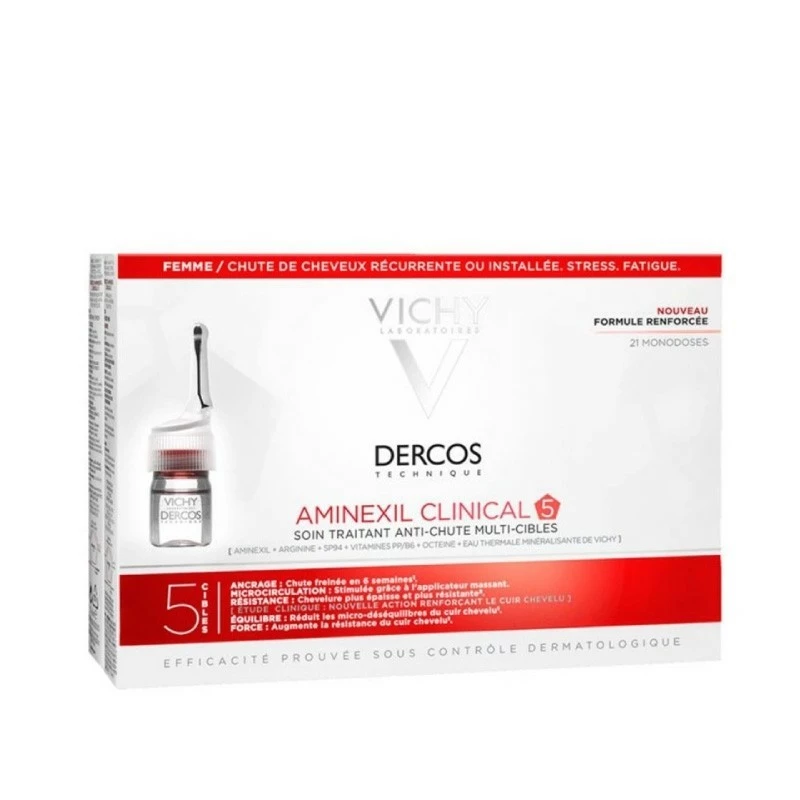 VICHY DERCOS AMINEXIL CLINICAL 5 FEMME 21X6ML
