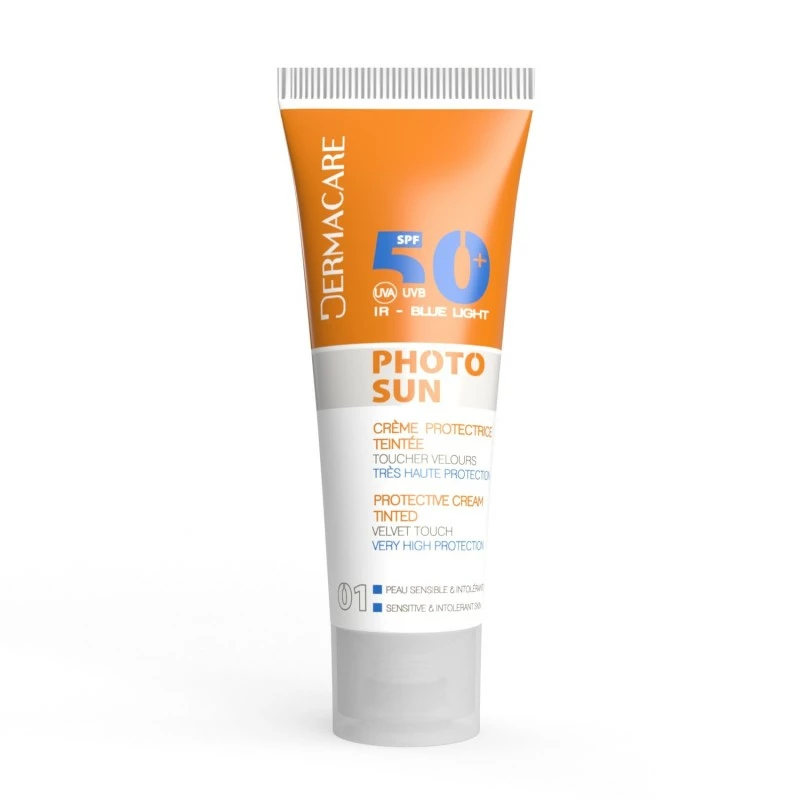 DERMACARE PHOTOSUN CRÈME PROTECTRICE TEINTÉE 01 SPF50+, 50ML