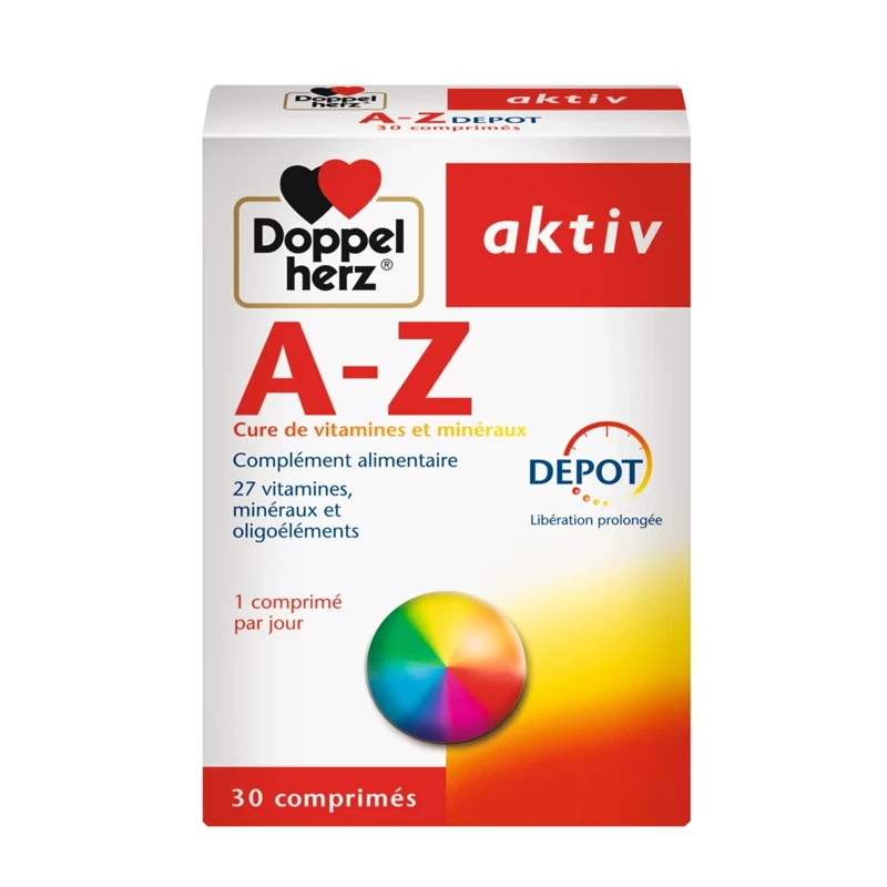 Doppelherz Aktiv A-Z DEPOT, 30 COMPRIMES