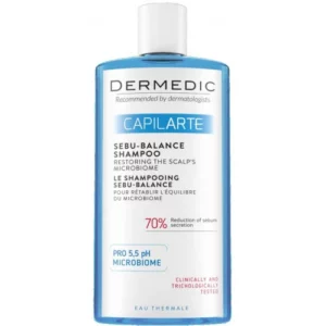 DERMEDIC capilarte shampooing sebu balance cheveux gras 300ml