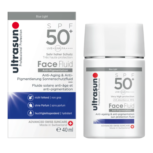 ULTRASUN face fluid anti pigmentation blue light spf50 40ml