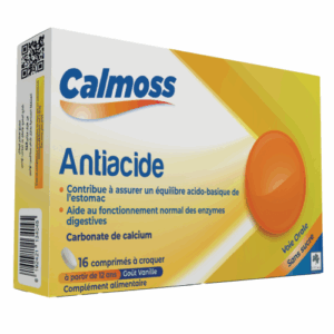 VITAL calmoss antiacide 16 comprimes