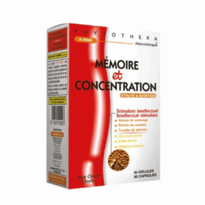 VITAL phytothera mémoire concentration 30 gélules