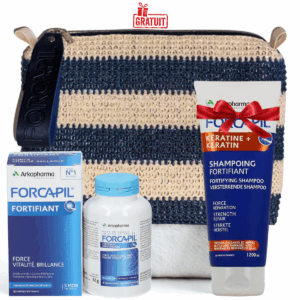 ARKOPHARMA TROUSSE FORCAPIL CHEVEUX ET ONGLES 180 GELULES+SHAMPOOING FORTIFIANT 200ML(OFFERT)