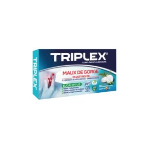 TRIPLEX MAUX DE GORGE PHARYNGITE EUCALYPTUS 16 COMPRIMES