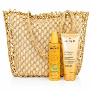 NUXE - BRUME SOLAIRE FRAICHE SPF30 + LAIT DE CORPS SUBLIMATEUR 200ML ET SAC DE PLAGE OFFERTS